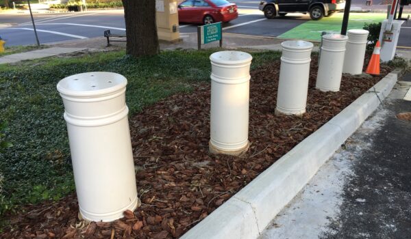 Bollards On Side Walk