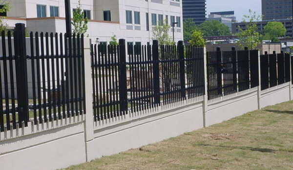 Ornamental Fencing Around Residential Area