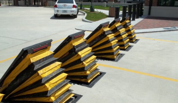 Black And Yellow Wedge Barrier