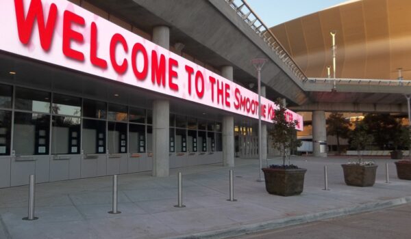 Bollards Installed In Front Of Smoothie King Center