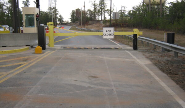 Beam Barrier With Security Booth