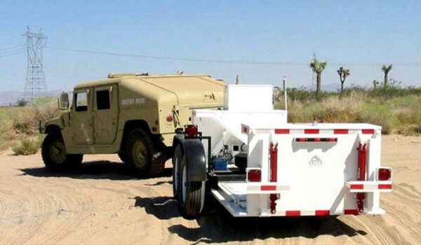 Portable Barriers Being Used By Military